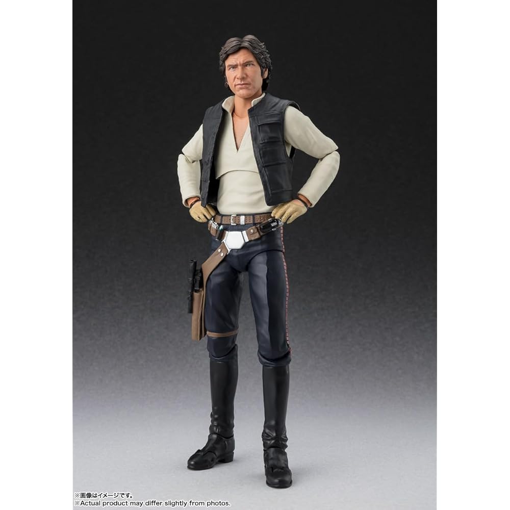 Bandai Spirits S.H. Figuarts Star Wars Episode 4 Han Solo Classic Version 150mm PVC ABS Action Figure