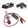 6‑12V RC Car Igniter Kit with N4 Hot Glow Plug Gasket for Methanol Engine Aircraft Car ModelPurple