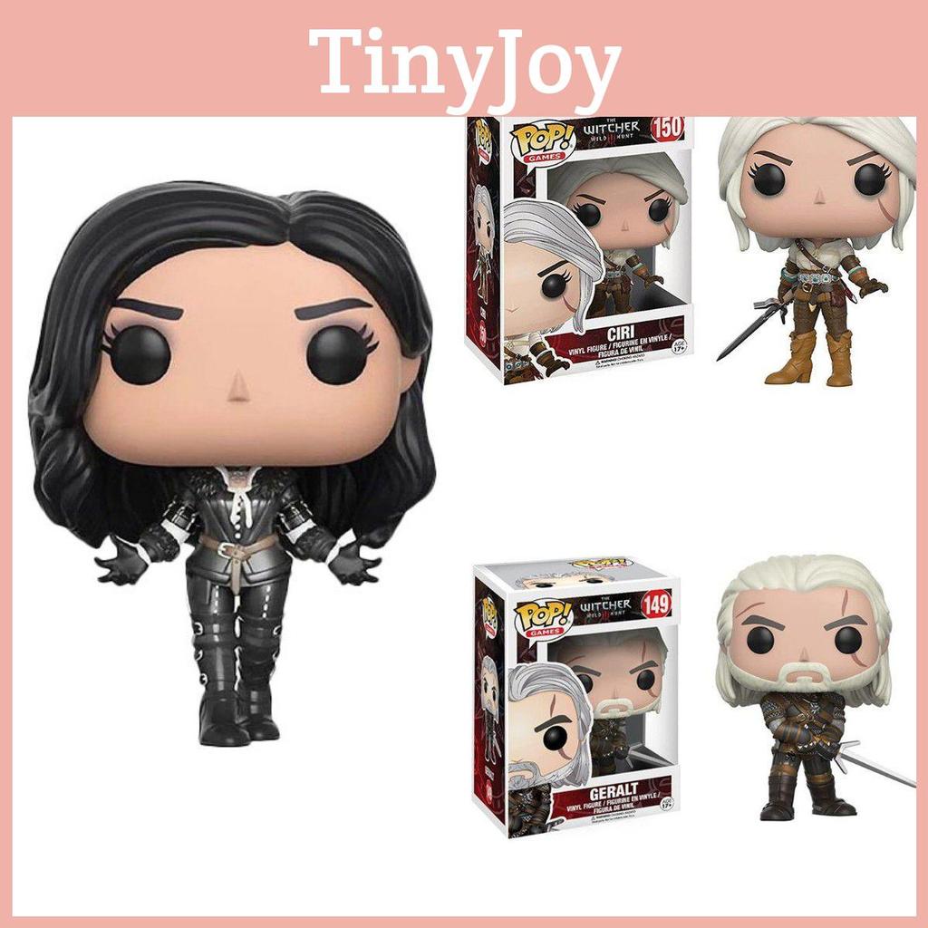 The Witcher 3 Dziki Gon Pop Ciri Geralt Yennefer Mini Figurka Lalka Zabawka Dzieci Z Pudełkiem