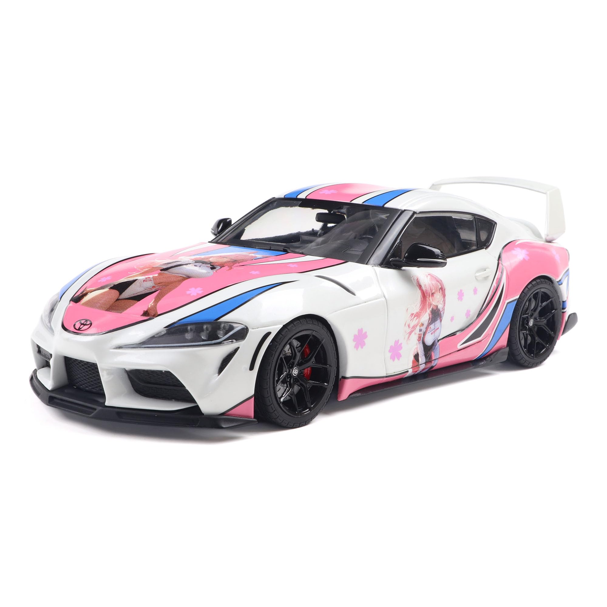 SOLIDO 1/18 Toyota GR Supra Solido Works Itasha 2024 (White/Pink) Finished Model S1809008