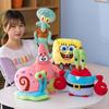 Anime Spongebob Squarepants Patrick Star Squidward Eugene H. Krabs Gary Kawaii Cartoon Stuffed Plush Toys Birthday Gift For Kid