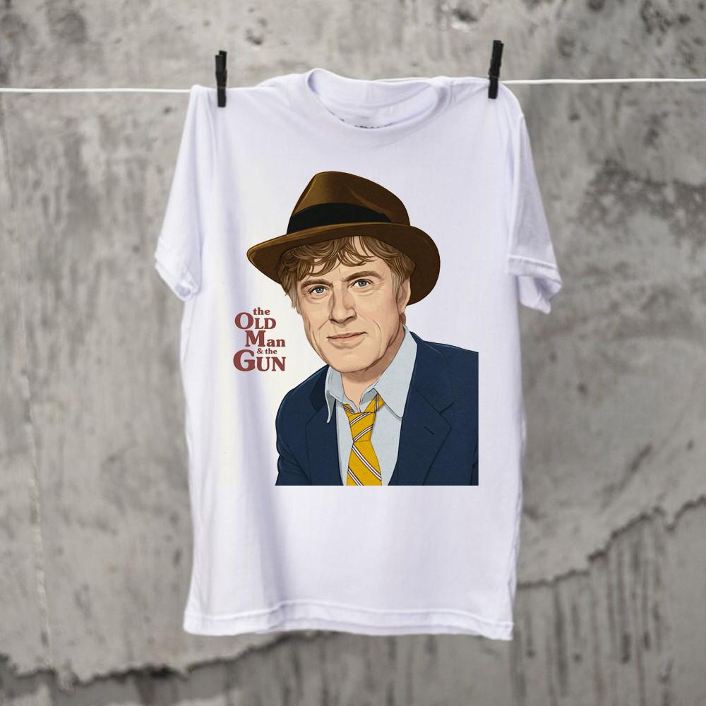 Robert Redford - The Old Man & the Gun Shirt White Unisex S-5XL 1H0593 Unisex T-Shirt