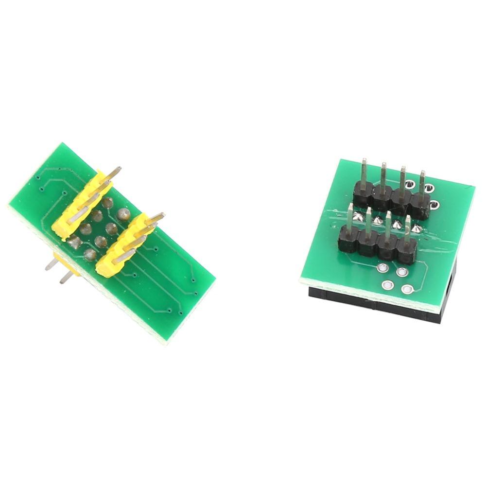 Mit 2 Adapterplatine Flash-Chip IC-Testclip-Adapter SOIC 8 / SOP8 Clip SOIC / SOP-Pin SOIC8 SOP8 Flash-Chip IC-Testclip
