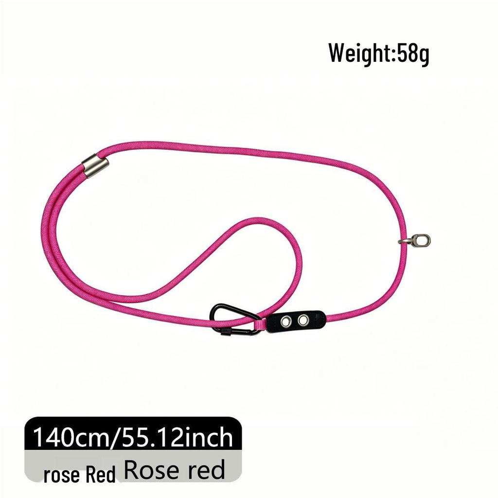 Adjustable Anti-Theft Phone Lanyard - 7mm Climbing Buckle, Crossbody & Neck Strap, Unisex