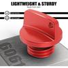 Oil Filler Plug Cap M20 Red, Compatible with Various Models, See Fitment! Red