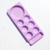 1 Stück Nail Art Palette, Künstliche Nagelspitzen, Farbmischen, Zeichnen, Palette, Gelpolitur, Display, Regal, Maniküre-Werkzeug, Nagel-Dekoration, Aufbewahrung