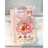 Spring Cherry Cat iPhone 11-15 Pro Max Clear Soft Case