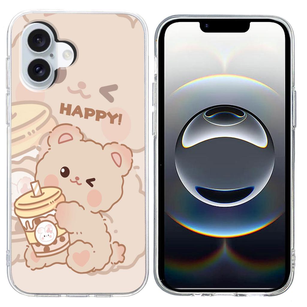 For iPhone 17 Case Soft TPU Pattern Printing Phone Cover
