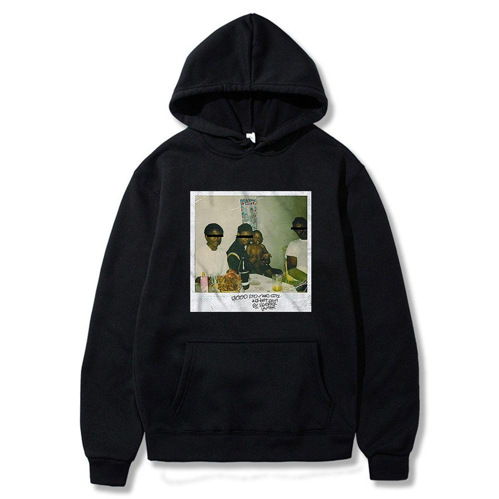 Rapper Kendrick Lamar Good Kid Hoodie Men Women's Hip Hop Rap Style Music Album Hoodies Sweatshirts Oversized Fashion Streetwear