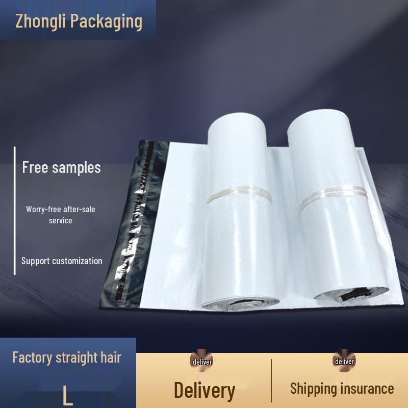 White Thickened Waterproof E-commerce Clothing Packaging Bag with Self-adhesive Seal