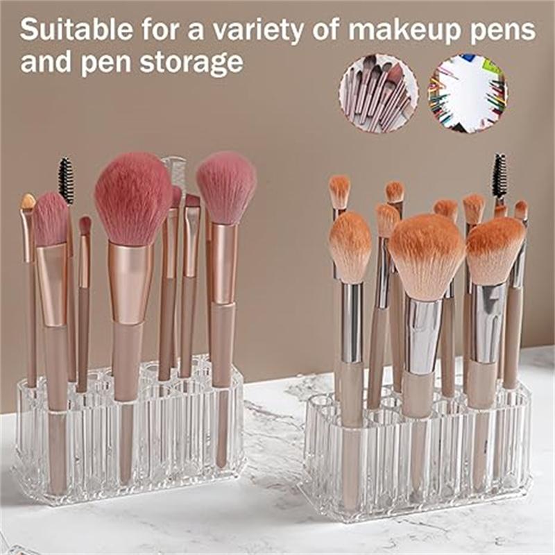 

Makeup Brush Holder with 26 Holes Cosmetic Brushes Storage Holder Makeup Brushes Organizer Lipstick Holder Brushes Display Rack