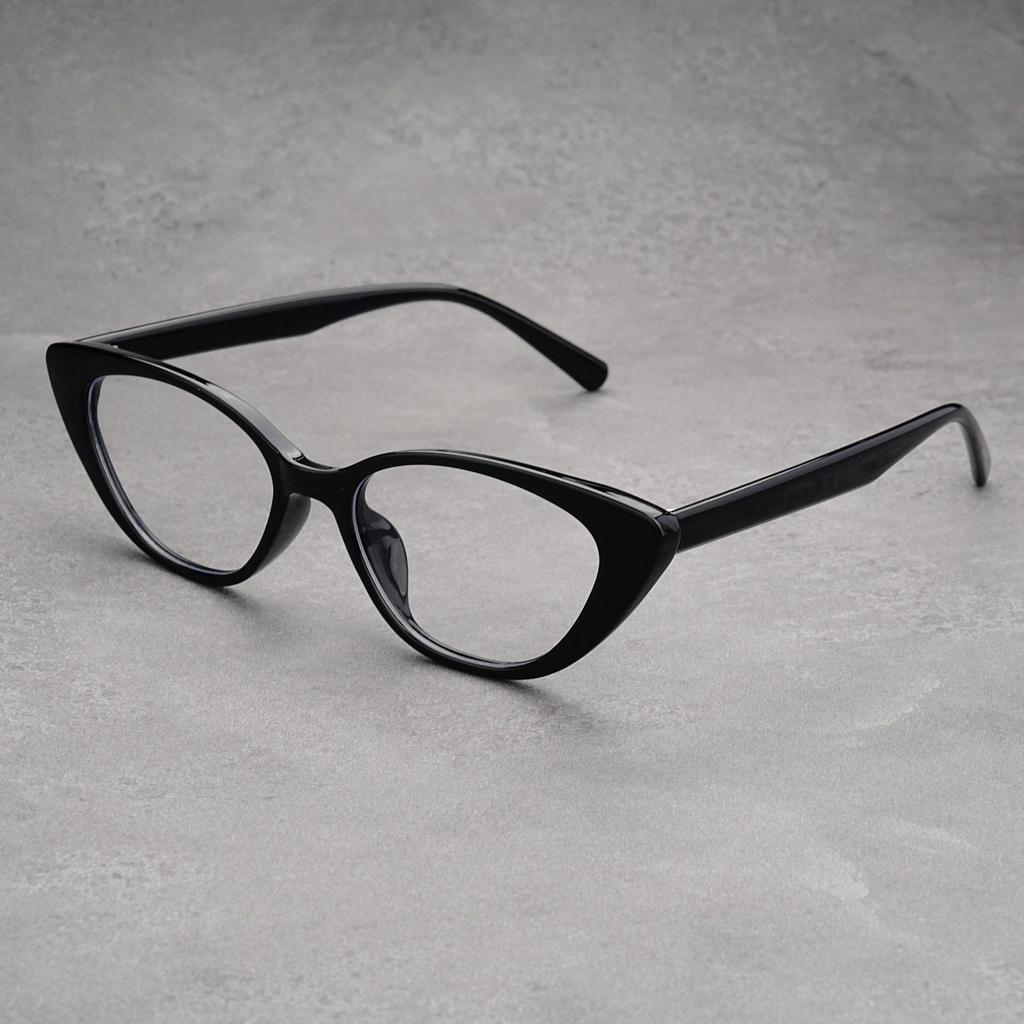 Korean Fashion Women Men PC Anti-UV Blue Rays Glasses Clear Lens Computer Goggles Eyewear Vision Care Classic Cat Eye Glasses