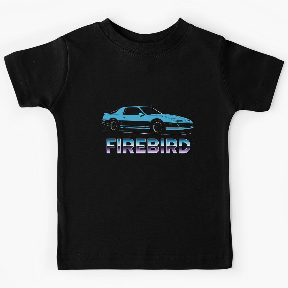 Third Gen Pontiac Firebird Retro 80s Muscle Car Minimalist Art Kids T-Shirt 140
