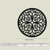 1pc Vintage Rustic Farmhouse Metal Wall Art Medallion Scroll Design for Living Room Bedroom Indoor Decor