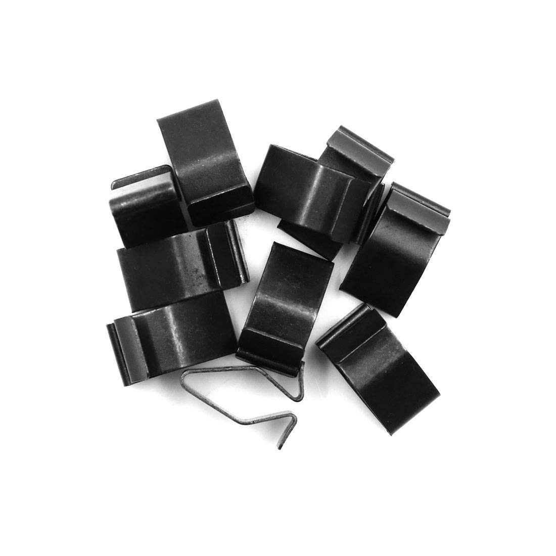 

uxcell Black Metal Retainer Clips for Car Truck Console Dash Dashboard Trim Fasteners Metal Retainer Clips 10pcs 12.2x9.1x17.1mm чёрный