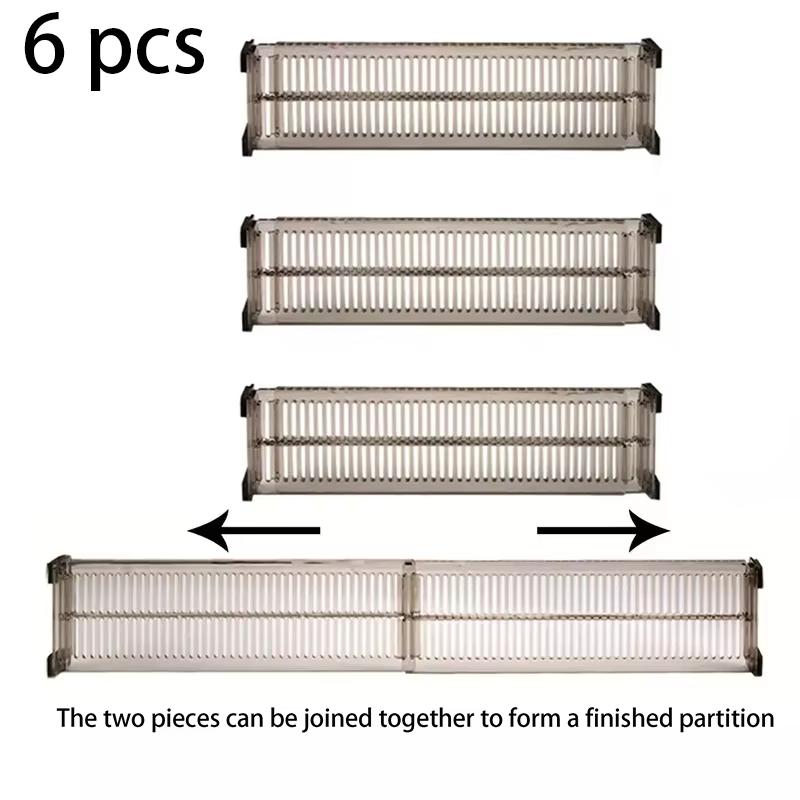 4/2PC Retractable Drawer Divider Holder Socks Underwear Partition Drawer Organizer Storage Clapboard Bedroom Kitchen Accessories