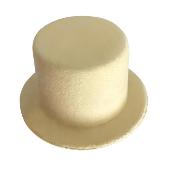 

Мини Цилиндры Миниатюрные Формальные Шляпы Шляпы для Вечеринок для Кукол Снеговиков DIY Поделки Украшения для Рождественской Вечеринки бежевый