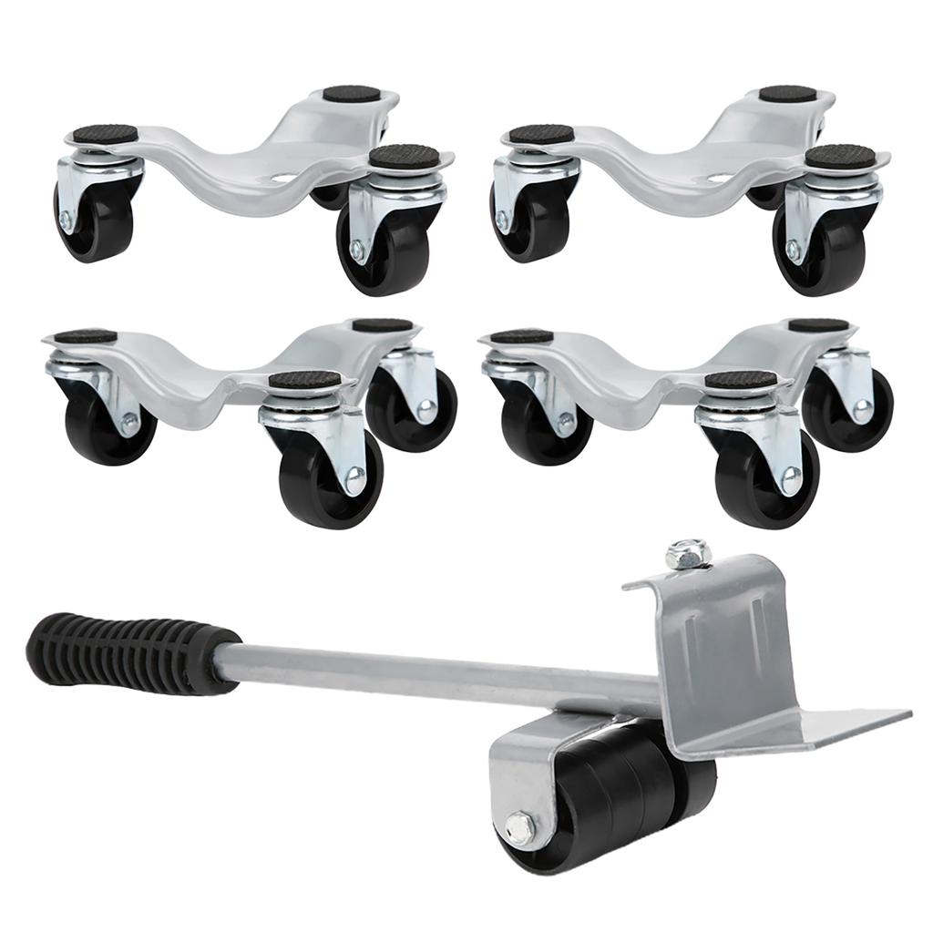 Furniture Transport Set Silver Lifter Moving Plate for Heavy Objects Bearing 400KG