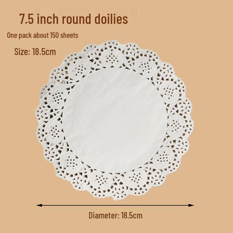 Rectangular Lace Paper Mat: Oil-Absorbing Paper for Kitchen, Baking, and Snacks