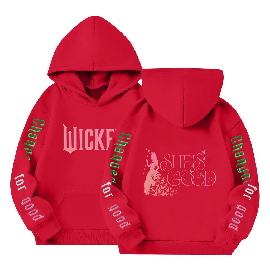 Kinder Langarm Lockerer Pullover Buchstabenaufdruck Kordelzug Kapuzen-Sweatshirt