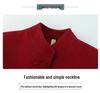 Elderly Women's Spring Wool Coat: Loose Tang Suit Jacket for Mom, Mother-in-law, or Wife - Perfect for Spring & Autumn.