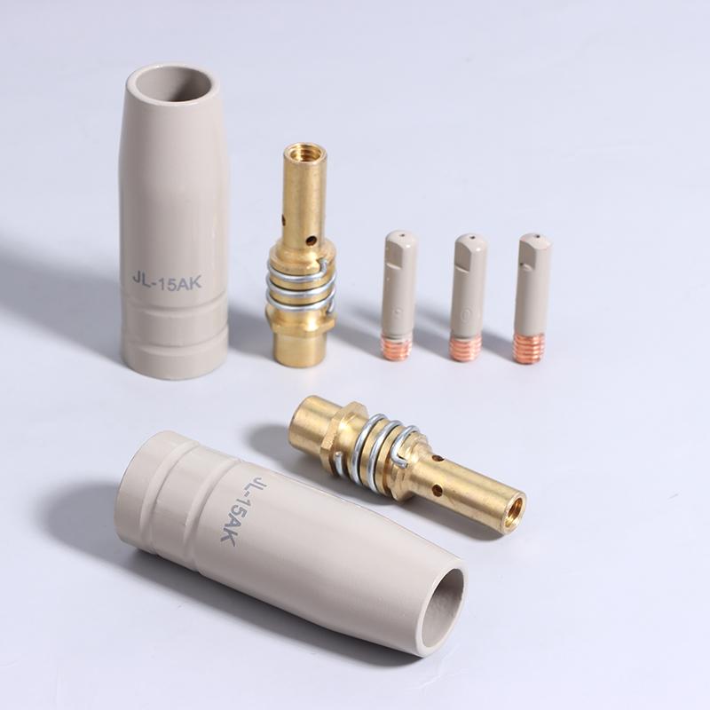 1/3Pcs 15Ak Coating Protection Nozzle 0.8/1.0/1.2Mm Contact Tips Non-Stick Welding Slag European Airless Nozzle