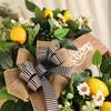 With Bowknot Wedding Front Door Living Room Patio Porch Farmhouse Hanging Decoration Ornament