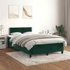 Maison Exclusive - Sommier à lattes de lit avec matelas vert foncé 120x190 cm