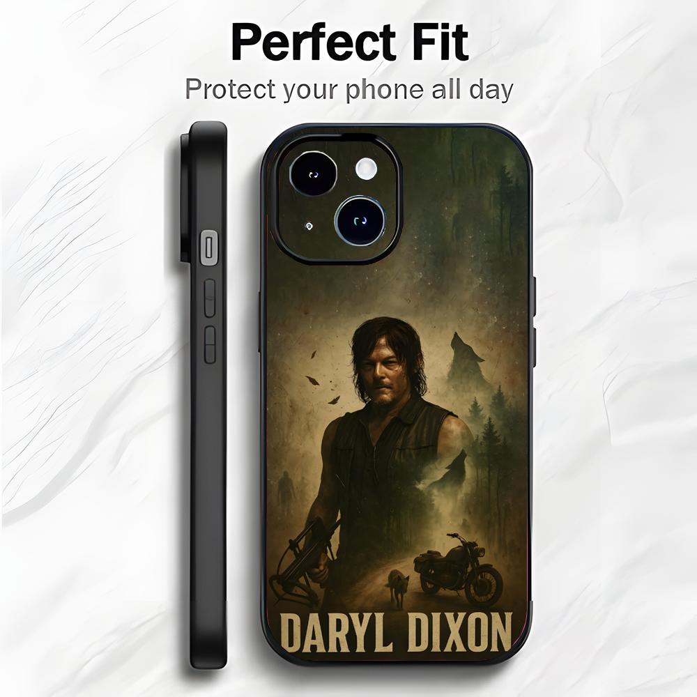 Gritty Zombie American TV T-The Walking Dead Phone Case Phone Case Soft Packaging Lightweight For iPhone17 16 15 14 13ProMax