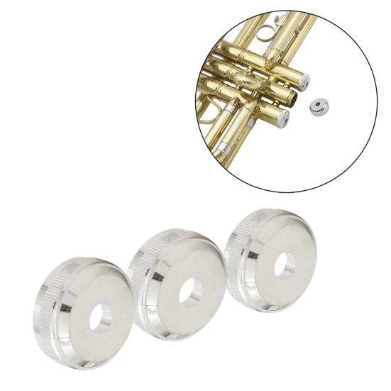 3Pcs Trumpet Bottom Piston Valve Cap Screws Musical Instrument Accessories