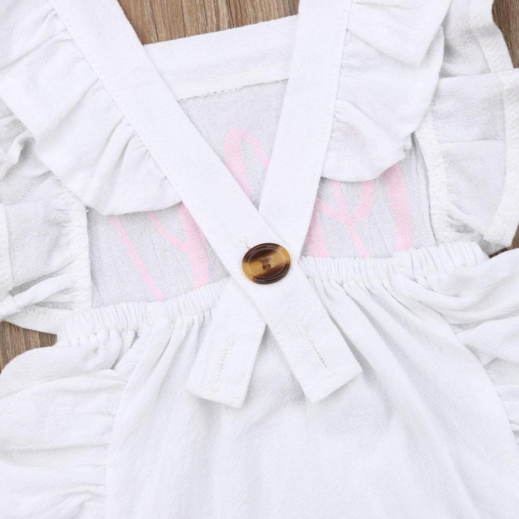 Neugeborenen Baby Mädchen Strampler Kleidung Outfit Sunsuit Sommer Overall Body