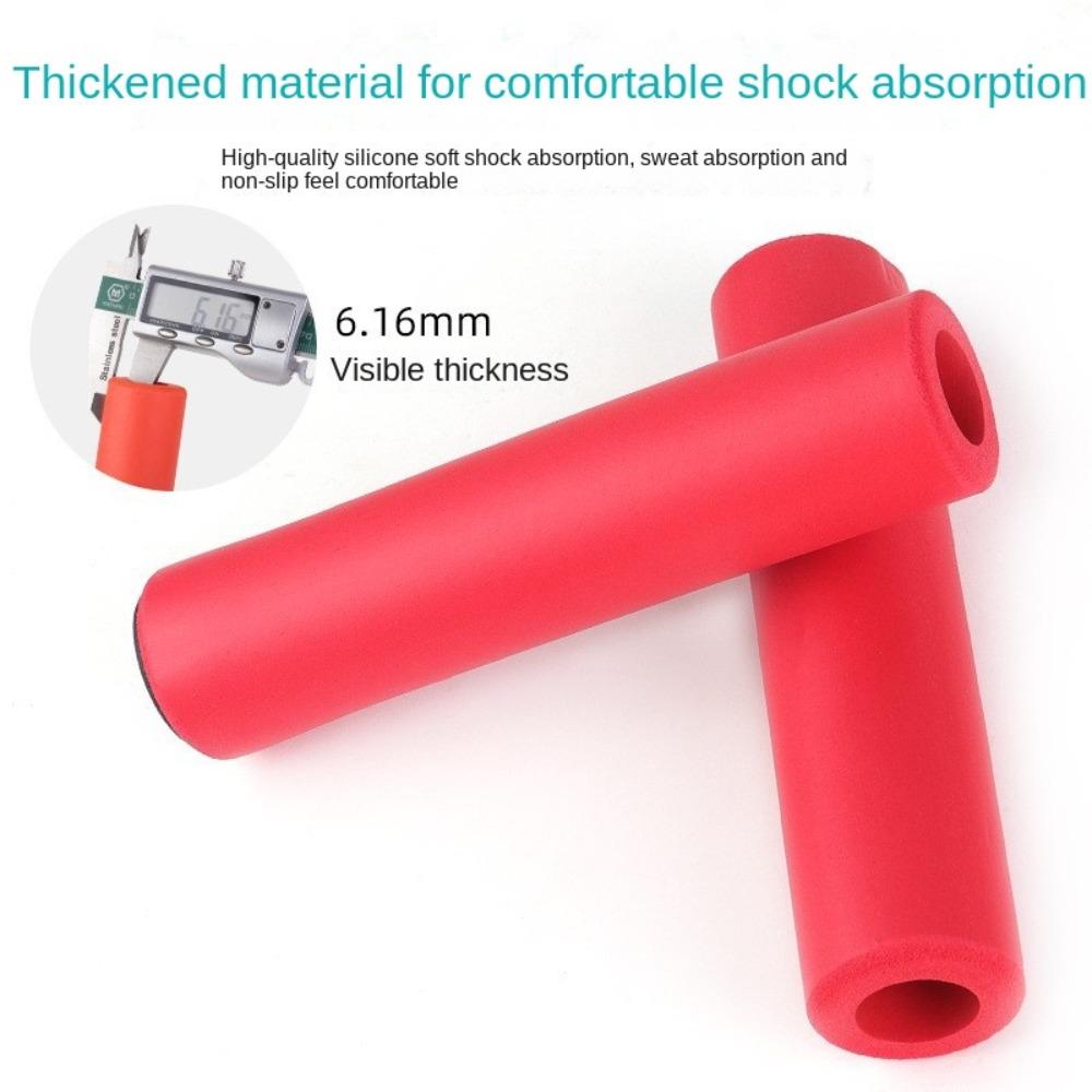 2Pcs Anti-slip Bicycle Handlebar Grips Strong Support Grips Bicycle Grips