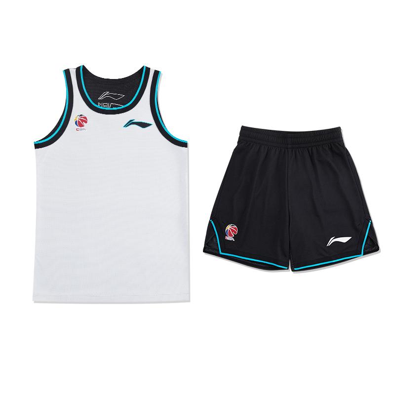 Li Ning CBA Series Logo Print Straight Leg Training Basketball Pants Men bottoms Black AAPT981-1