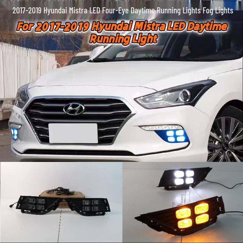 LED Fog & Daytime Running Lights for 2017-2019 Hyundai Mistra