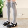 Children's Bow Princess Long Socks - Mid-Calf, Over-the-Knee, Autumn/Winter