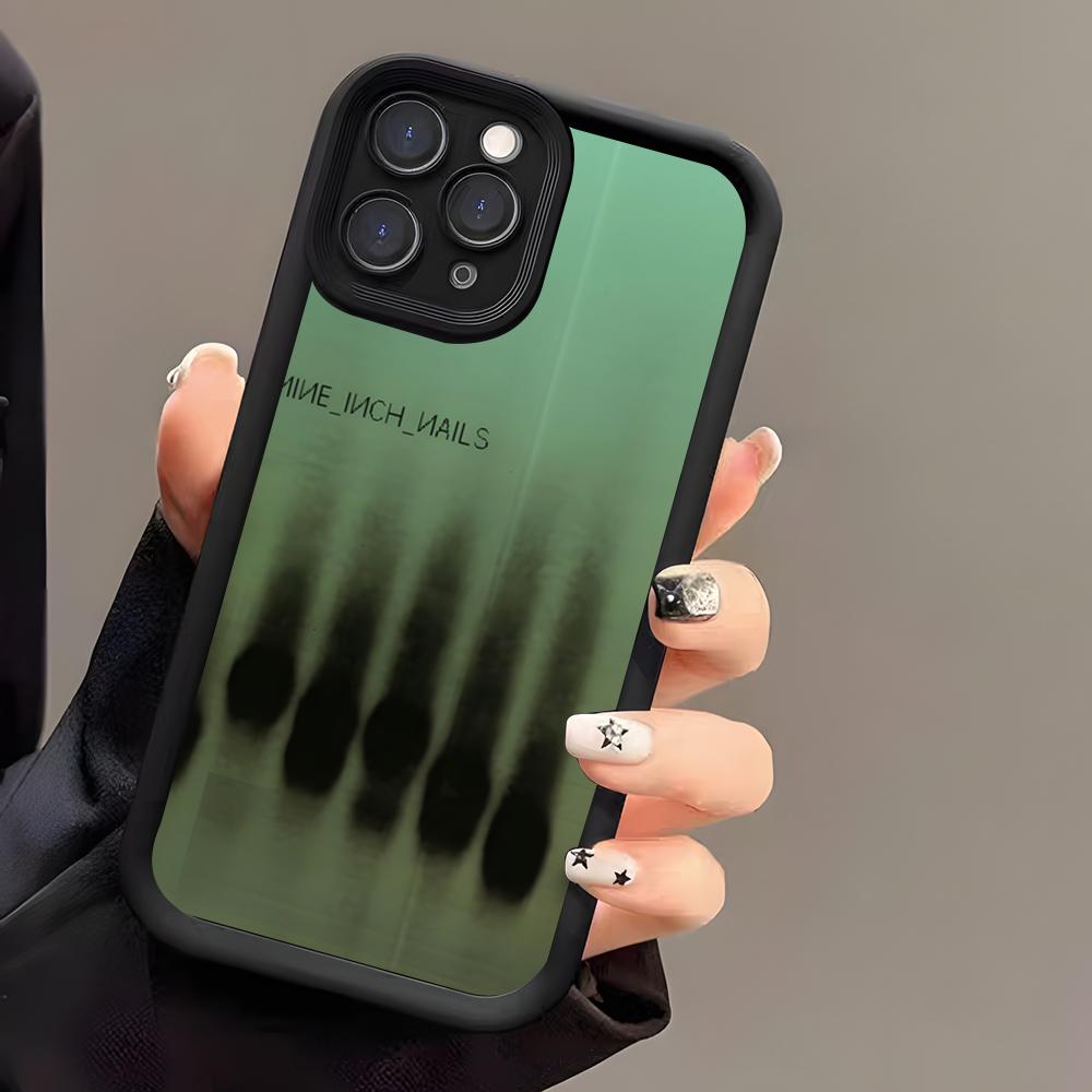 Band Nine I-Inch N-Nails Phone Case For IPhone 17 Air 16 E 15 14 Plus 13 12 11 Pro Max Black Sky Eye Stepped Protective Case