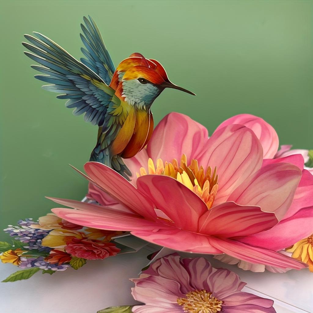 3D Pop Up Flower Greeting Cards Wedding Card Anniversary Thanksgiving Valentines Day Birthday Gift Thank You Card Handmade Cards