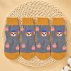 4PCS Breathable Halloween Pet Socks Soft Warm Adjustable Anti-Slip Dog Socks Elastic with Strap Paw Protectors Slippery Floors 2