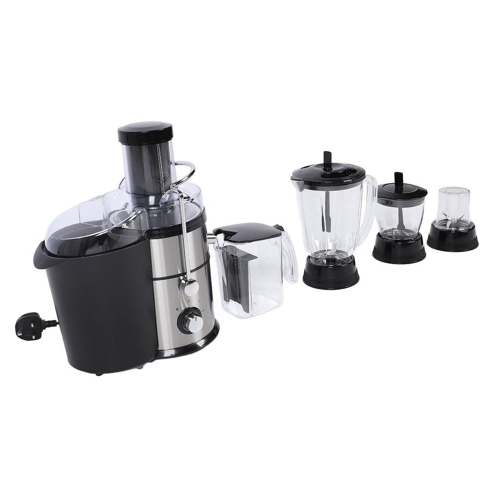 Juicer Machine 4 In 1 800W 3in Feed Chute Blender Pomace Juice Separator Centrifugal Juice