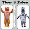 Hilarious Tiger Zebra Inflatable Costume For Adults Perfect For Halloween Parties