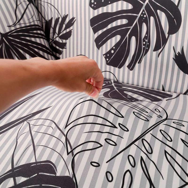 Trykt Stretch Sofatrekk Elastisk Polyester Spandex Sofatrekk, Universalt Tilpasset Sofatrekk for Sofamøbelbeskytter