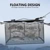 Folding Fishing Net Floating Fishing Basket Live Fish Protector Fast Drying Thickened Fishing Basket Easy to Use