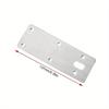 16pcs Brace Plates Metal Repair Stainless Steel DIY Plates for Wood Fixing Connector Fixing Brackets Shape Brackets Flat Corner