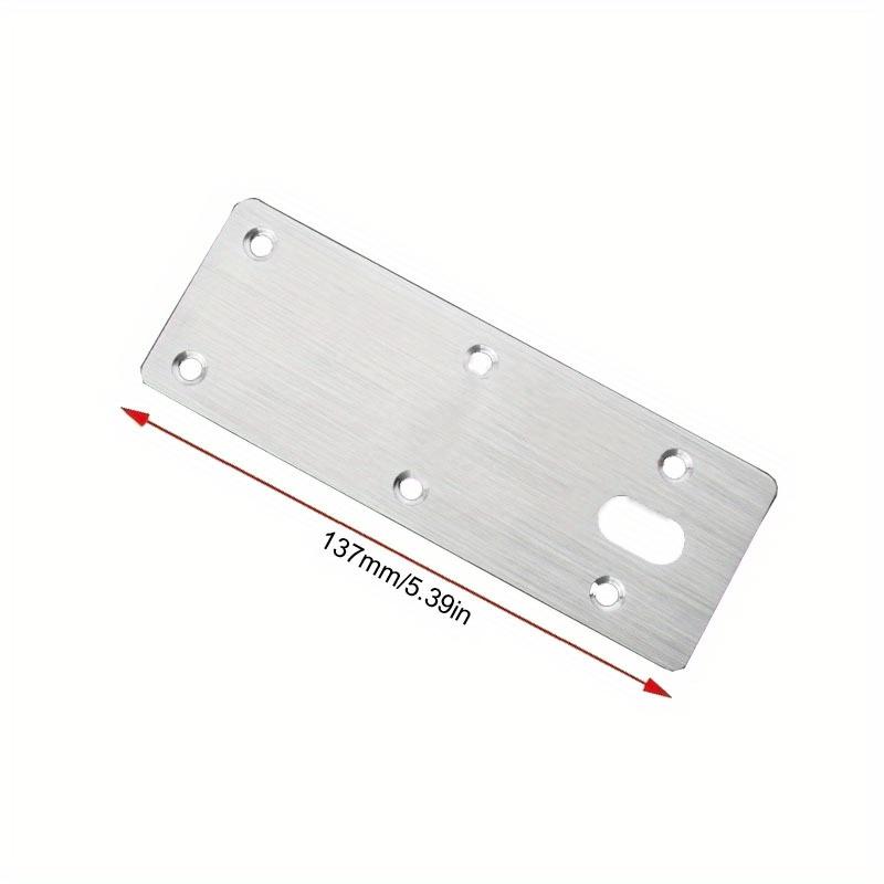 16pcs Brace Plates Metal Repair Stainless Steel DIY Plates for Wood Fixing Connector Fixing Brackets Shape Brackets Flat Corner