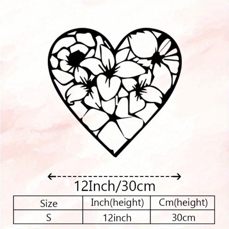 Винтажное Металлическое Настенное Искусство Сердце Фарфоровая Отделка Железо Романтический Подарок на День Святого Валентина Рождество разноцветный