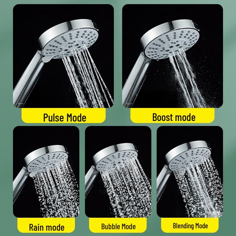 KEGOO 5-Function Handheld Shower Head Kit