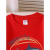 European Sizes Crew Neck Fashion Sweatshirt with Swordfish Jumping Over Ocean Waves, Autumn Winter Long-Sleeved Top for Young Girls.