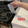 2-piece Kitchen Stove Gap Cover - Silicone Gap Filler, Suitable for 21 Inch Stoves, Protecting and Sealing Kitchen Countertops