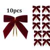 Small Velvet Christmas Bows for Christmas Tree  Wreath  Gift Wrapping  Crafts  Wedding  Party  Home Decor