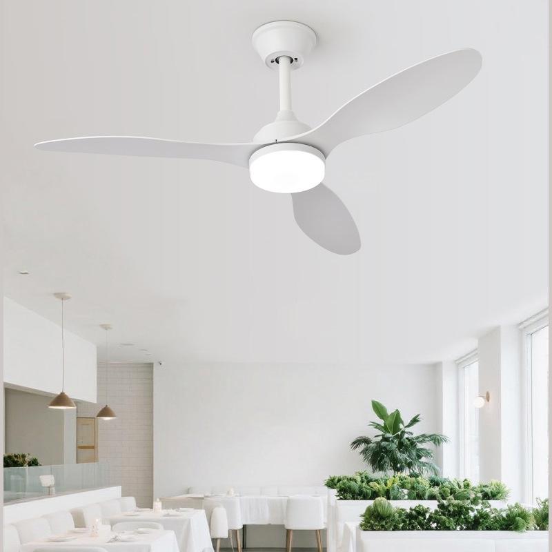 42/52-Inch Three-Blade Large Ceiling Fan Light for Bedroom, Dining, and Living Room